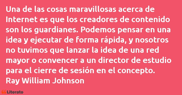 Frases de Ray William Johnson