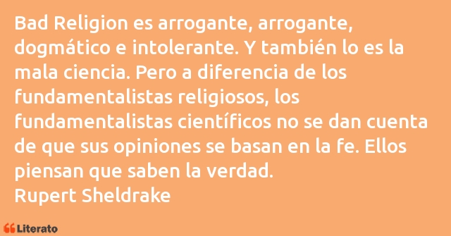 Frases de Rupert Sheldrake