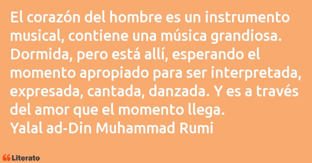 Frases de Yalal ad-Din Muhammad Rumi