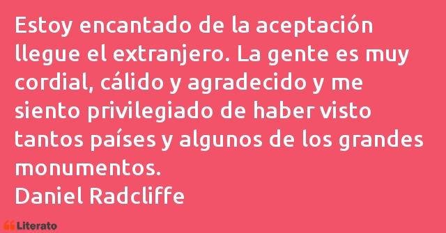 Frases de Daniel Radcliffe