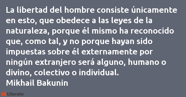 Frases de Mikhail Bakunin