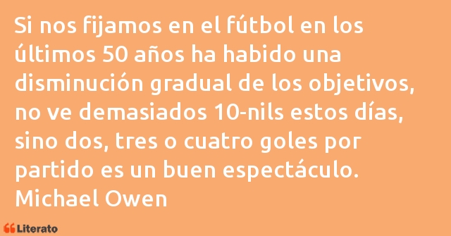 Frases de Michael Owen