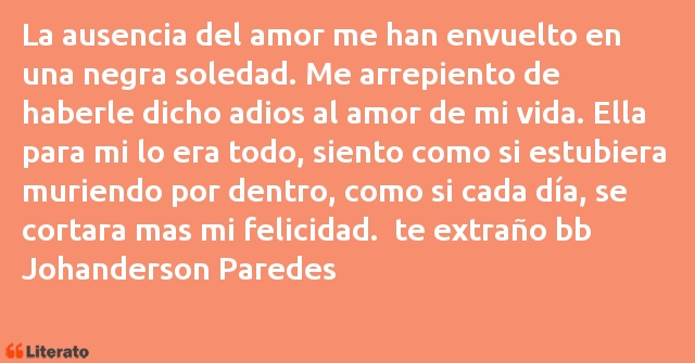 Frases de Johanderson Paredes