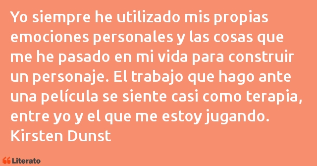 Frases de Kirsten Dunst