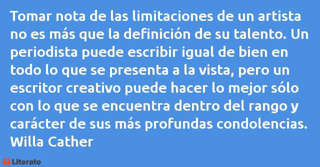 Frases de Willa Cather