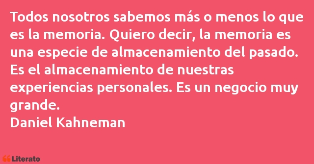 Frases de Daniel Kahneman