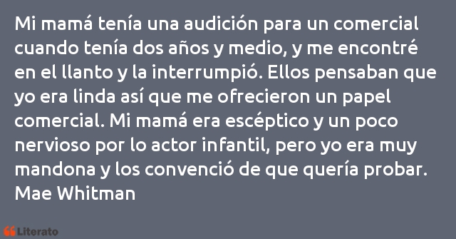 Frases de Mae Whitman