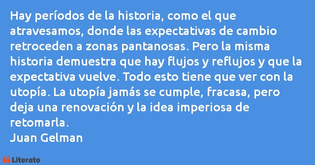 Frases de Juan Gelman