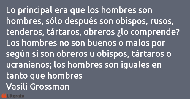 Frases de Vasili Grossman