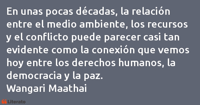 Frases de Wangari Maathai