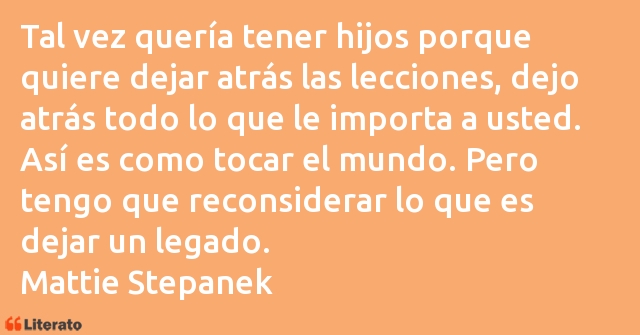 Frases de Mattie Stepanek