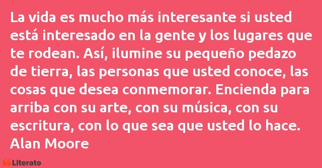 Frases de Alan Moore