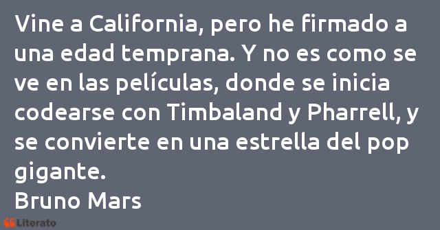 Frases de Bruno Mars