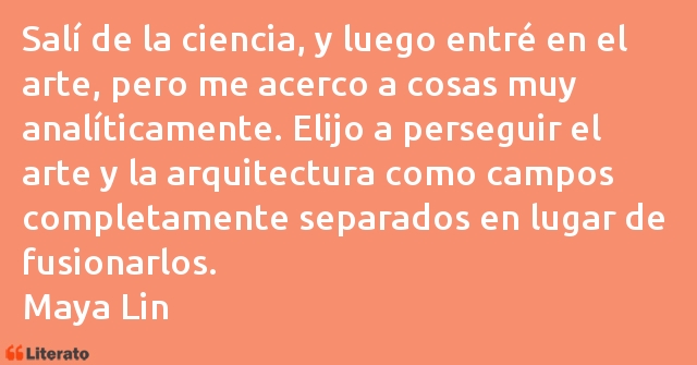 Frases de Maya Lin