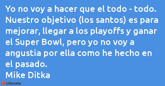 Frases de Mike Ditka