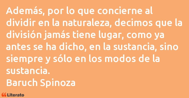 Frases de Baruch Spinoza