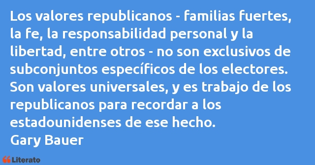 Frases de Gary Bauer