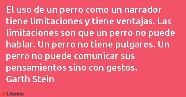 Frases de Garth Stein