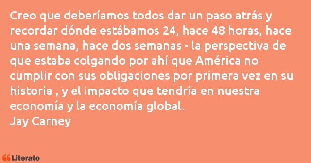 Frases de Jay Carney