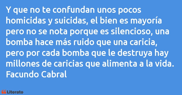 Frases de Facundo Cabral