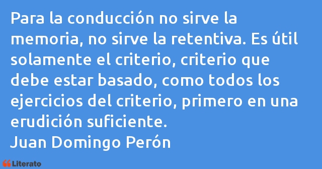 Frases de Juan Domingo Perón