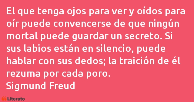 Frases de Sigmund Freud