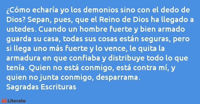 Frases de Sagradas Escrituras