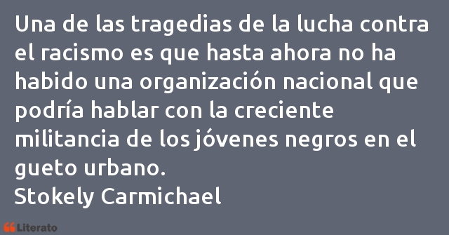 Frases de Stokely Carmichael