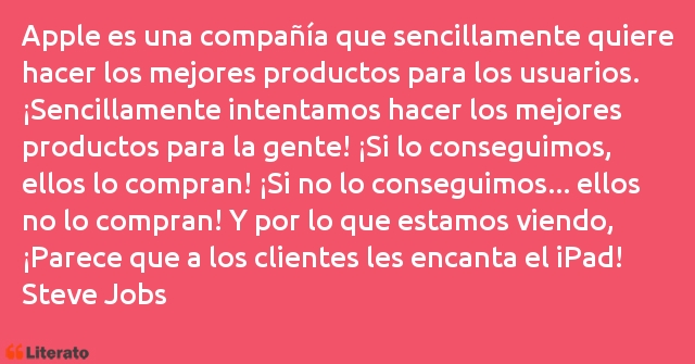 Frases de Steve Jobs