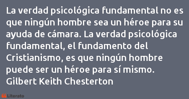 Frases de Gilbert Keith Chesterton