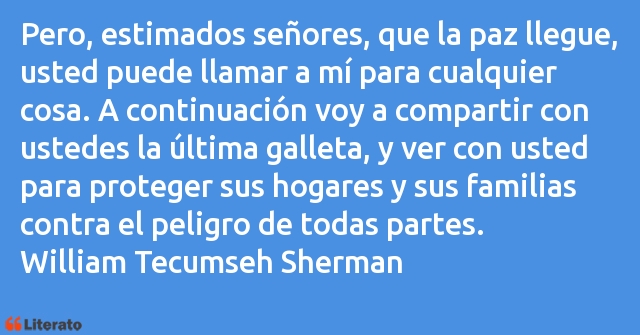 Frases de William Tecumseh Sherman