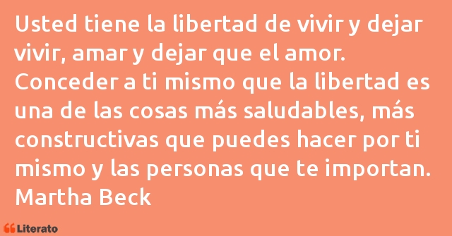 Frases de Martha Beck