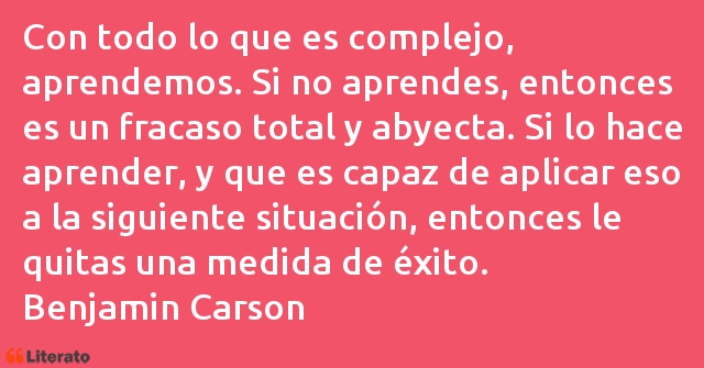 Frases de Benjamin Carson