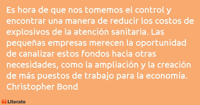 Frases de Christopher Bond