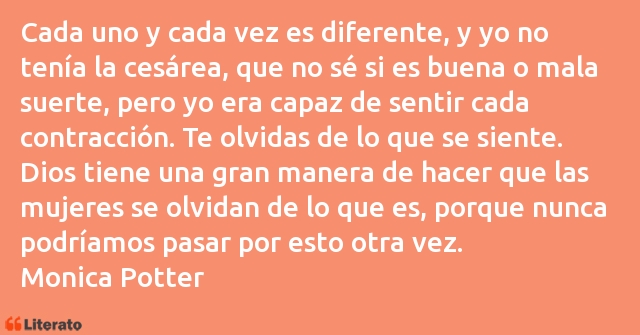 Frases de Monica Potter