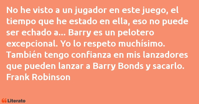 Frases de Frank Robinson