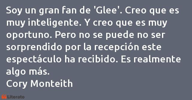 Frases de Cory Monteith