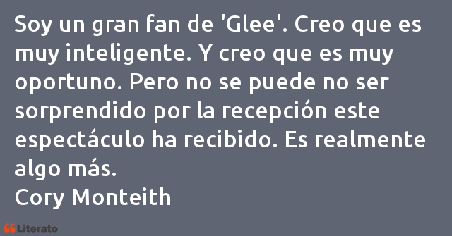 Frases de Cory Monteith