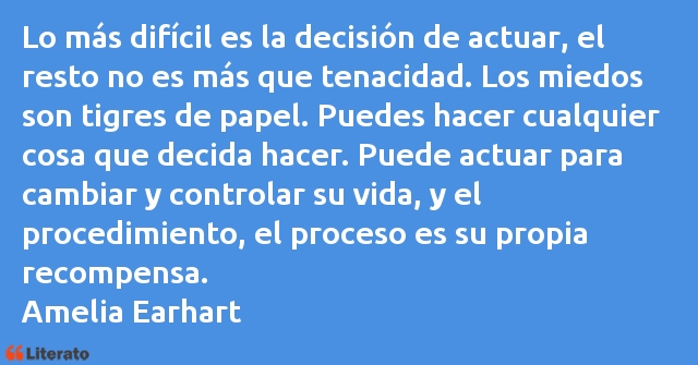 Frases de Amelia Earhart