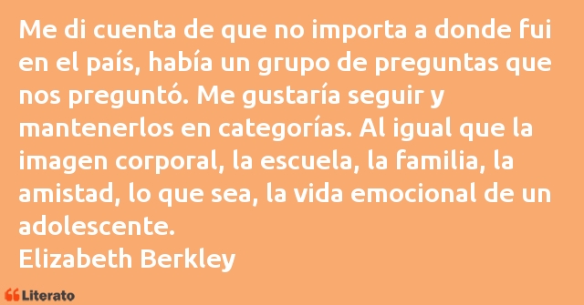 Frases de Elizabeth Berkley