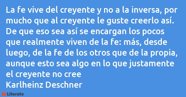 Frases de Karlheinz Deschner