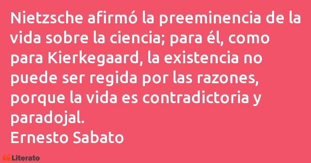 Frases de Ernesto Sabato