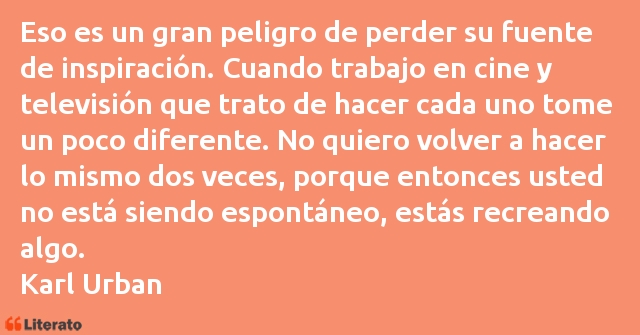 Frases de Karl Urban