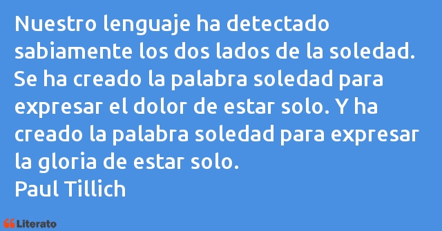 Frases de Paul Tillich