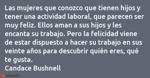 Frases de Candace Bushnell