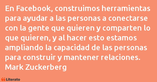 Frases de Mark Zuckerberg