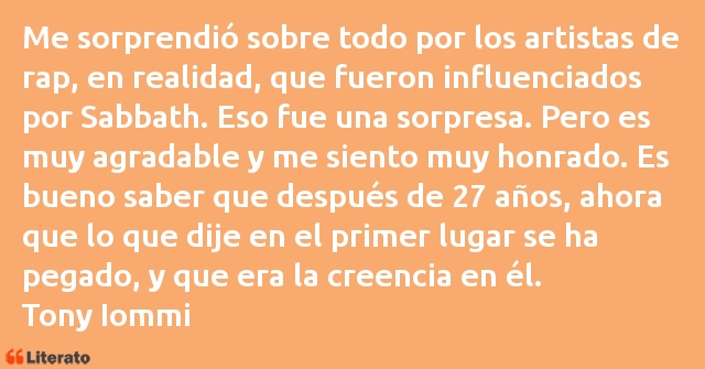 Frases de Tony Iommi