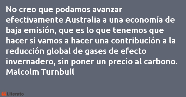 Frases de Malcolm Turnbull