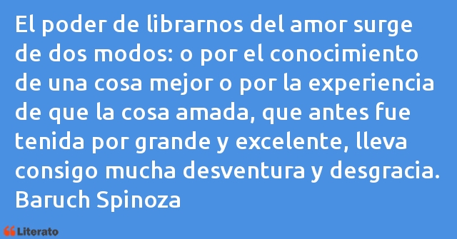 Frases de Baruch Spinoza