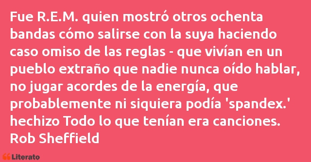 Frases de Rob Sheffield